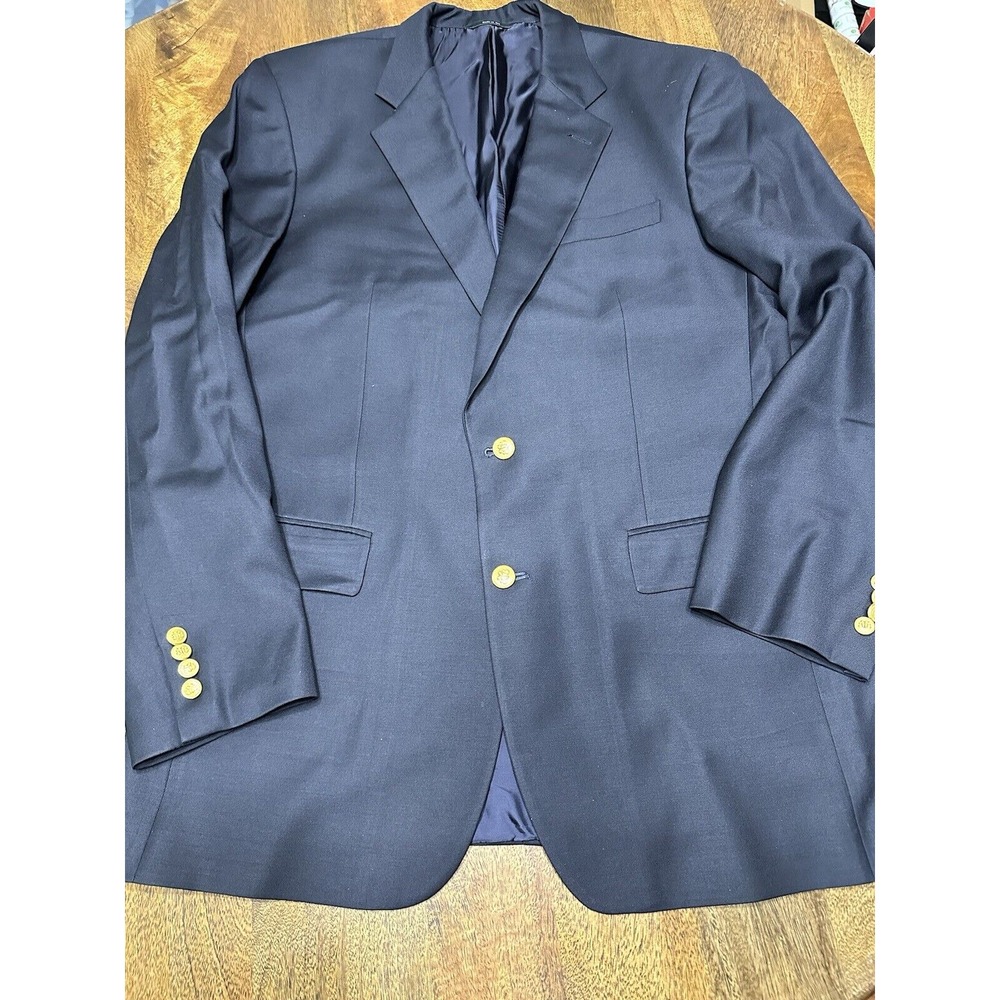 Brooks Brothers Navy Blazer with Gold Buttons